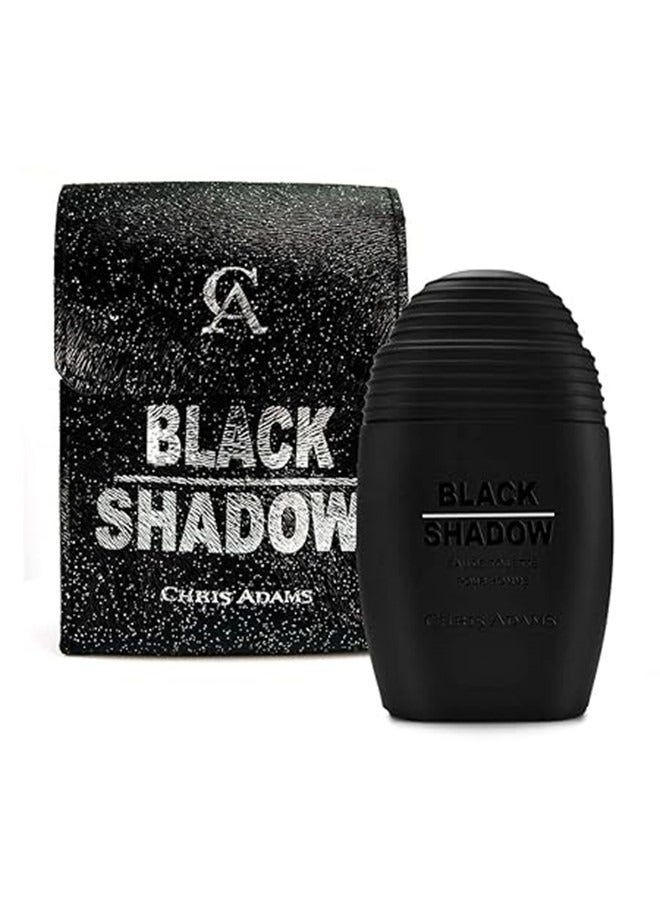 Chris Adams Black Shadow Eau de Toilette for Men 100 ml Bold Masculine Fragrance with Long-Lasting Power - Image 1